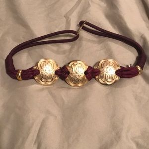 Vintage Golden Medallion Statement Belt